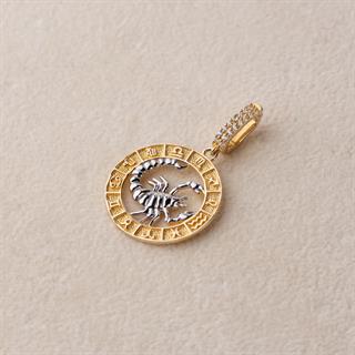 Akrep Burç Altın Charm