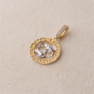 Balık Burç Altın Charm