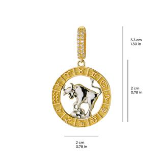 Boğa Burç Altın Charm