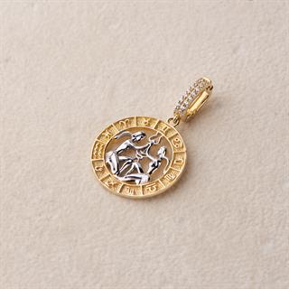 İkizler Burç Altın Charm