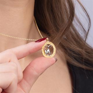 Koç Burç Altın Charm