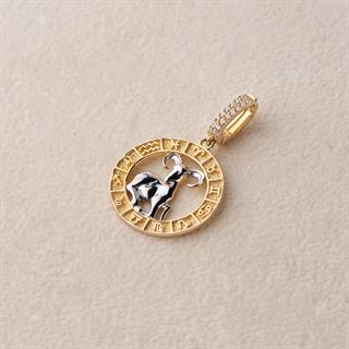 Koç Burç Altın Charm