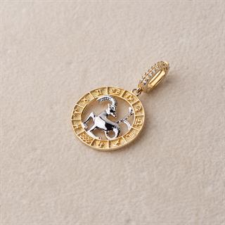 Oğlak Burç Altın Charm