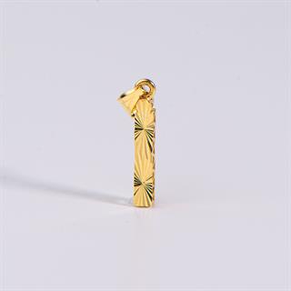 14 Ayar Altın İ Harfi Kolye Ucu