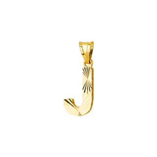 14 Ayar Altın J Harfi Kolye Ucu