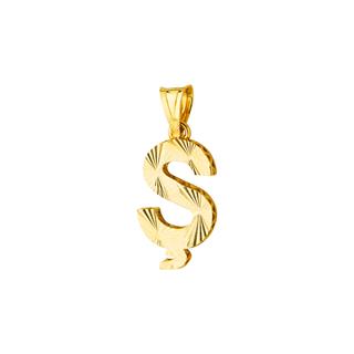 14 Ayar Altın Ş Harfi Kolye Ucu