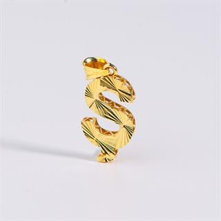 14 Ayar Altın Ş Harfi Kolye Ucu