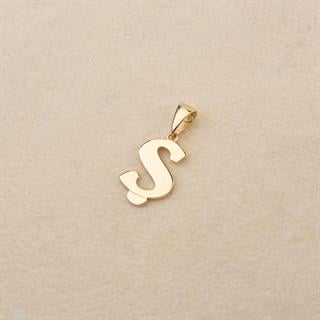 14 Ayar Altın Ş Harfi Kolye Ucu