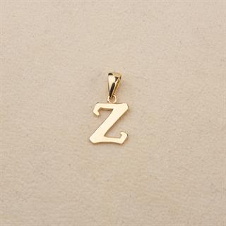 14 Ayar Altın Z Harfi Kolye Ucu
