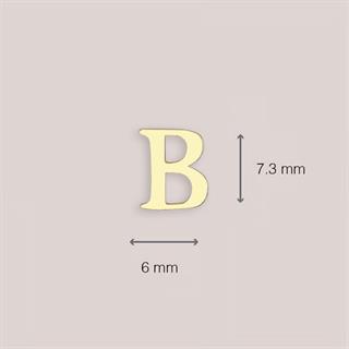 14 Ayar Altın B Harf Küpe
