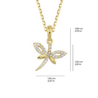 14 Ayar Yusufçuk Altın Kolye