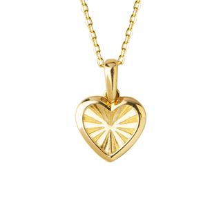 14 Ayar Altın Minik Kalp Kolye