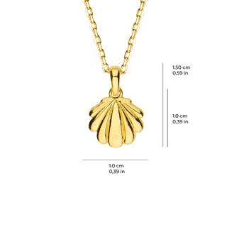 14 Ayar Altın Deniz Kabuğu Kolye