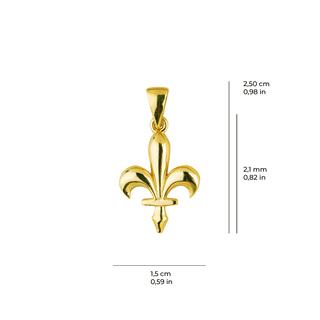 14 Ayar Altın Zambak Kolye Ucu