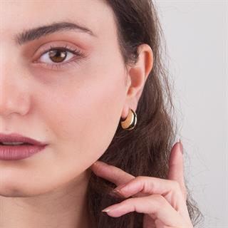 14 Ayar İtalyan Damla Altın Küpe