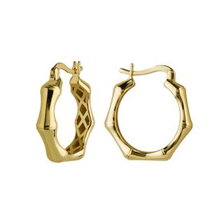 14 Ayar İtalyan Kemik Halka Altın Küpe