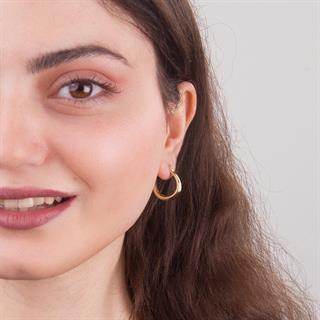 14 Ayar İtalyan Halka Altın Küpe