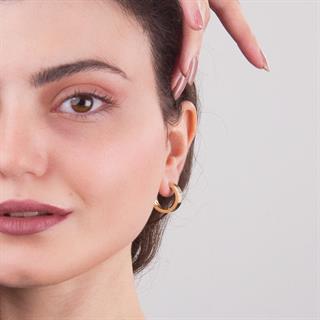 14 Ayar İtalyan Halka Altın Küpe