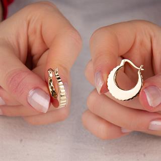 14 Ayar İtalyan Altın Küpe