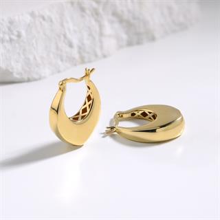 14 Ayar İtalyan Damla Altın Küpe