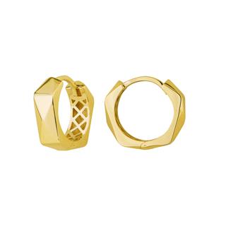 14 Ayar İtalyan Tasarım Altın Küpe