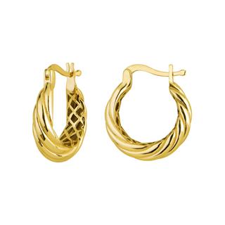 14 Ayar İtalyan Halka Altın Küpe