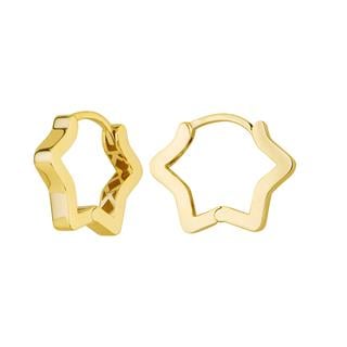 14 Ayar İtalyan Altın Yıldız Küpe