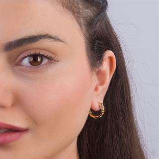 14 Ayar İtalyan Halka Altın Küpe