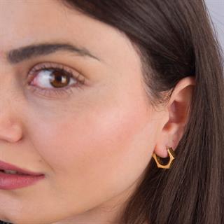 14 Ayar İtalyan Yıldız Altın Küpe