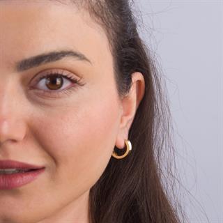 14 Ayar İtalyan Halka Altın Küpe