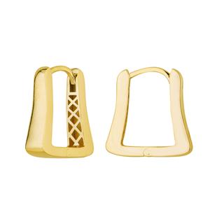 14 Ayar İtalyan Modern Altın Küpe