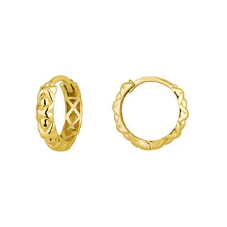 14 Ayar İtalyan Halka Altın Küpe