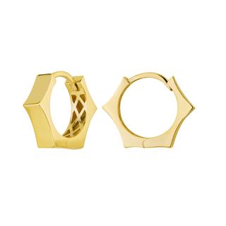 14 Ayar İtalyan Yıldız Altın Küpe