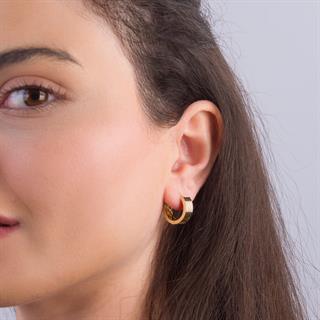 14 Ayar İtalyan Halka Altın Küpe