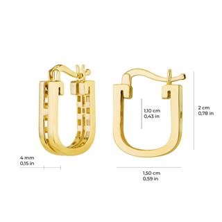 14 Ayar İtalyan Altın Küpe