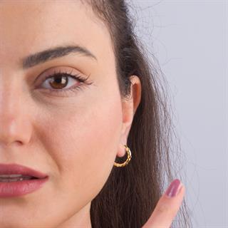 14 Ayar İtalyan Halka Altın Küpe