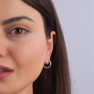 14 Ayar İtalyan Halka Altın Küpe