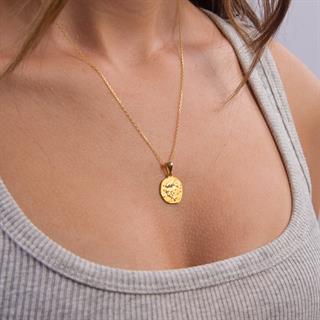 14 Ayar Altın Balık Burç Kolye Ucu