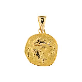 14 Ayar Altın Balık Burç Kolye Ucu