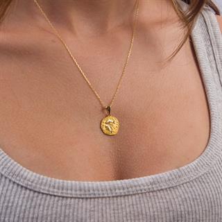 14 Ayar Altın Balık Burç Kolye Ucu