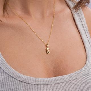 14 Ayar Altın Balık Burç Kolye Ucu