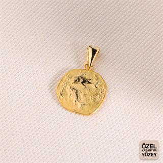 14 Ayar Altın Balık Burç Kolye Ucu