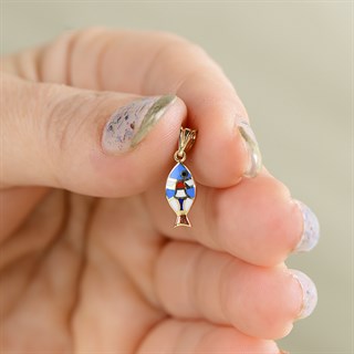 14 Ayar Altın Balık Kolye Ucu