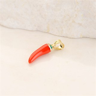 14 Ayar Altın Biber Kolye Ucu