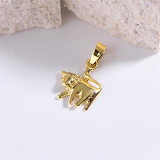 14 Ayar Altın Boğa Burç Kolye Ucu