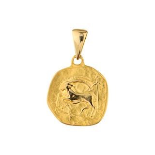 14 Ayar Altın Burç Kolye Ucu