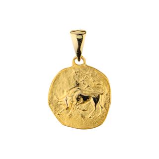 14 Ayar Altın Burç Kolye Ucu