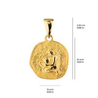14 Ayar Altın Kova Burç Kolye Ucu