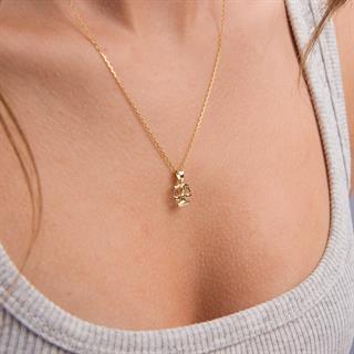 14 Ayar Altın Terazi Burç Kolye Ucu