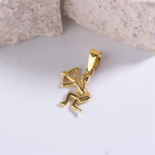 14 Ayar Altın Yay Burç Kolye Ucu